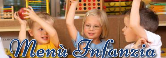 Menu scuole infanzia