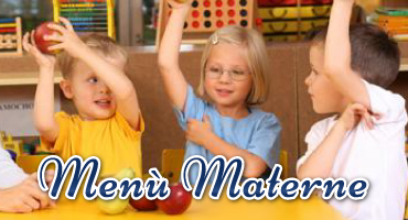 Menu Scuole Materne
